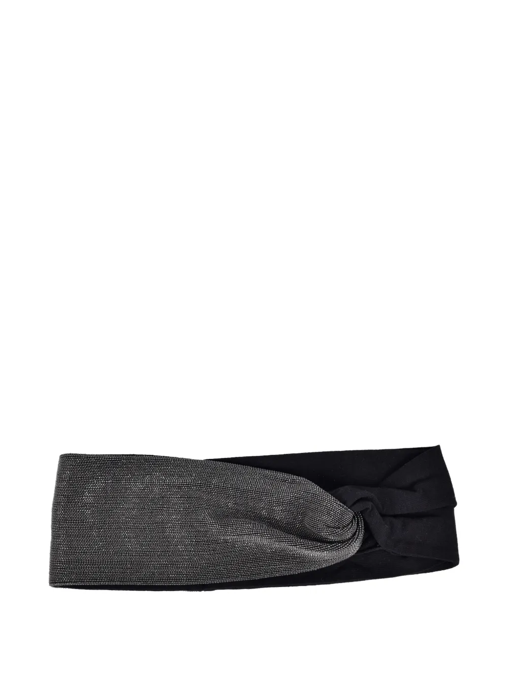 Brunello Cucinelli beaded headband - Nero