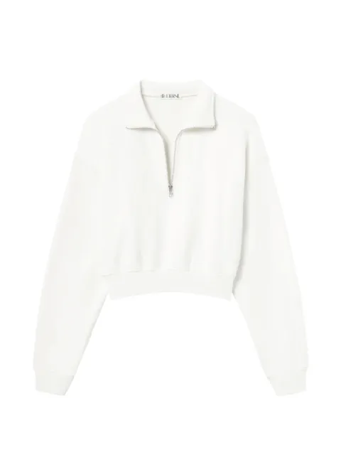 ETERNE half-zip cropped sweatshirt