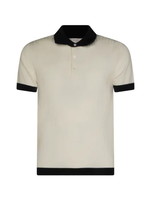 Malo ribbed-knit polo shirt