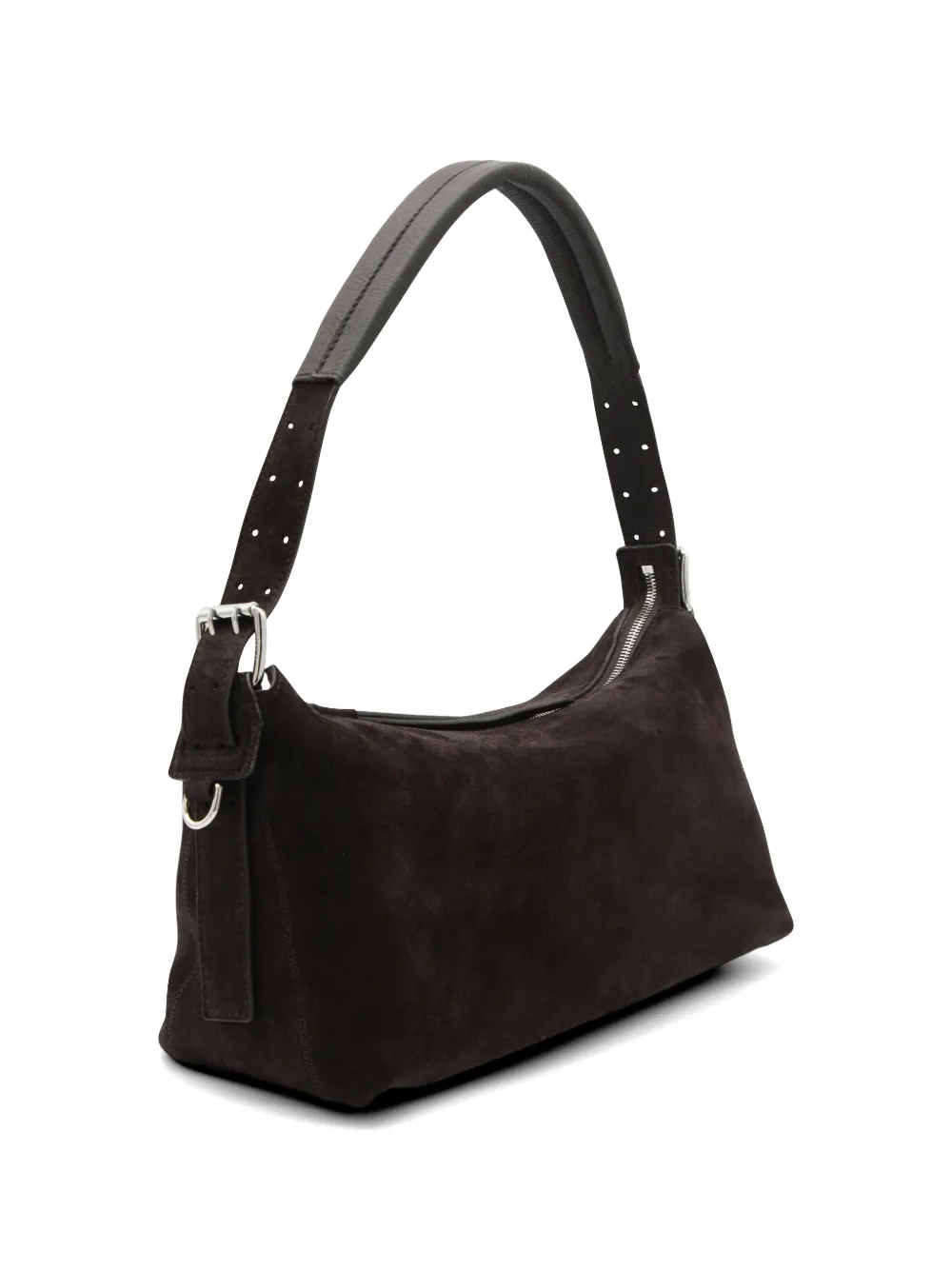 LEMAIRE Suède leren tas met ceintuur Bruin