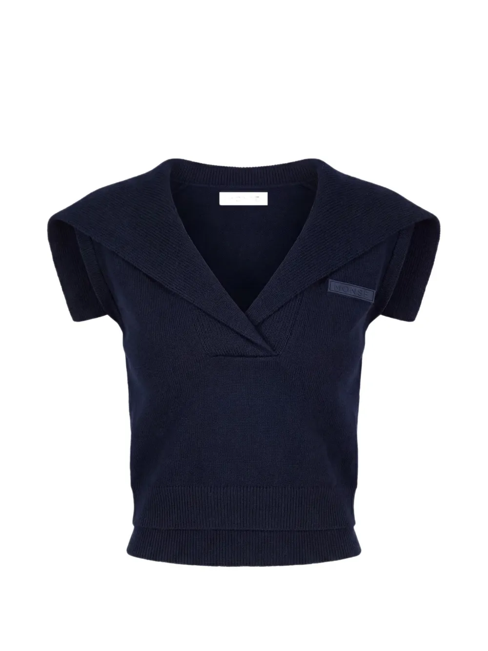 Monse sailor-collar sweater - Blu