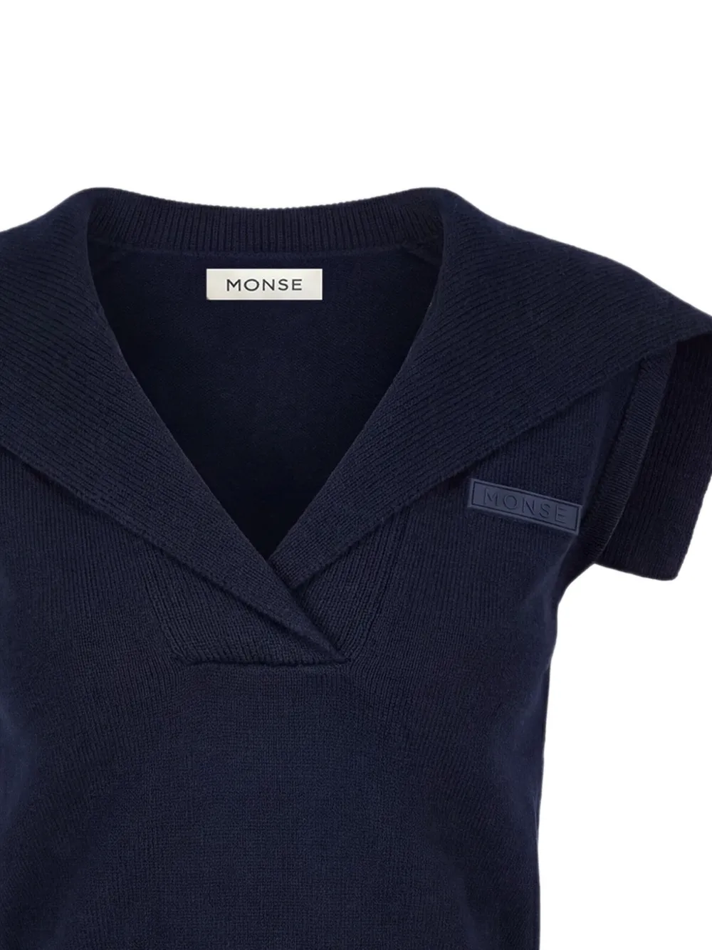  Monse Jersey Con Cuello Marinero - Azul 