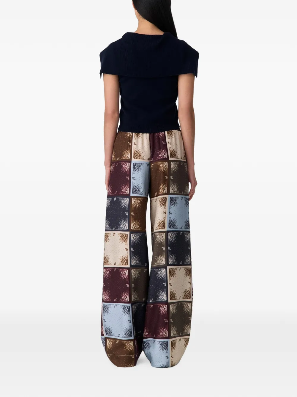 Monse Trui met matrozenkraag Blauw