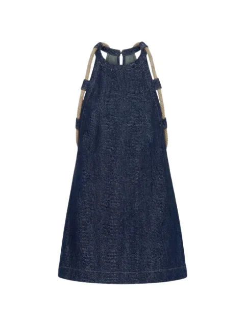 Monse A-line rope-detail mini dress