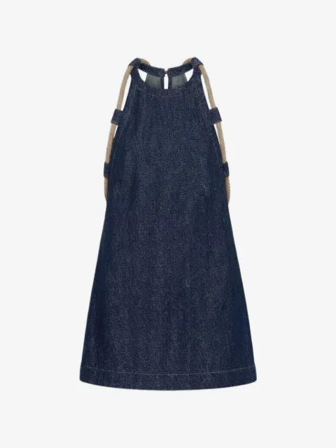 Monse A-line rope-detail mini dress