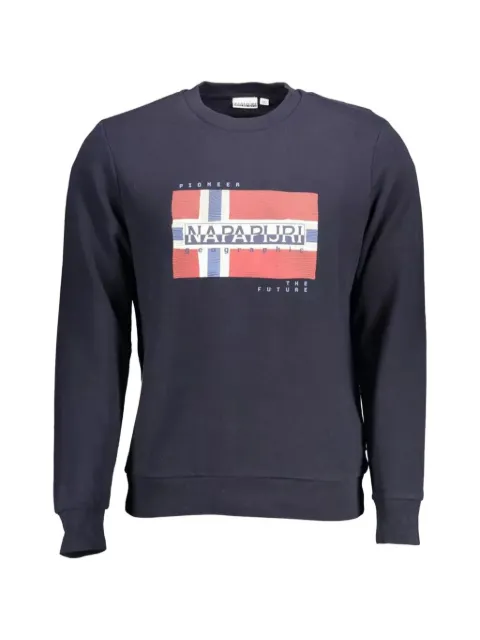 Napapijri graphic-print crew-neck sweatshirt