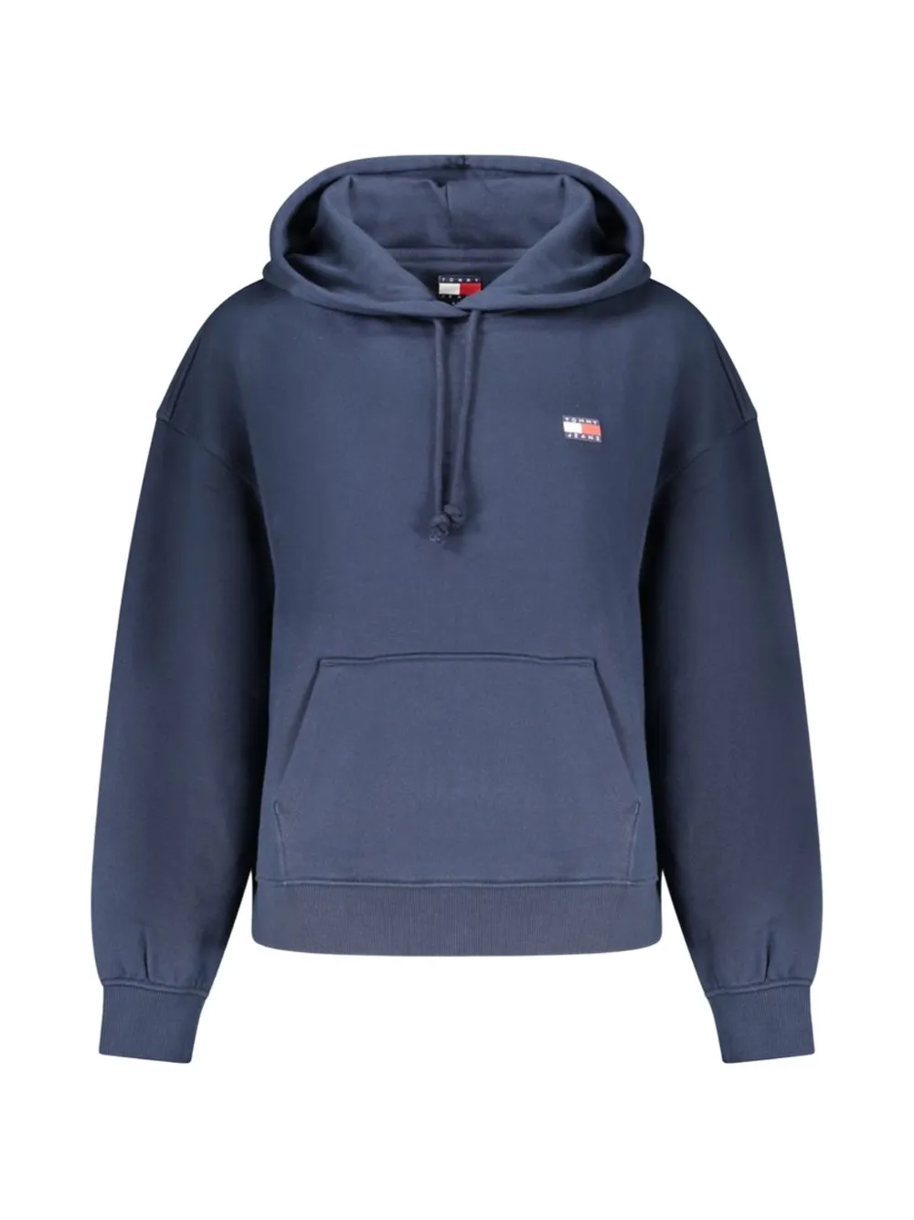 Tommy Hilfiger logo-patch hoodie - Blu