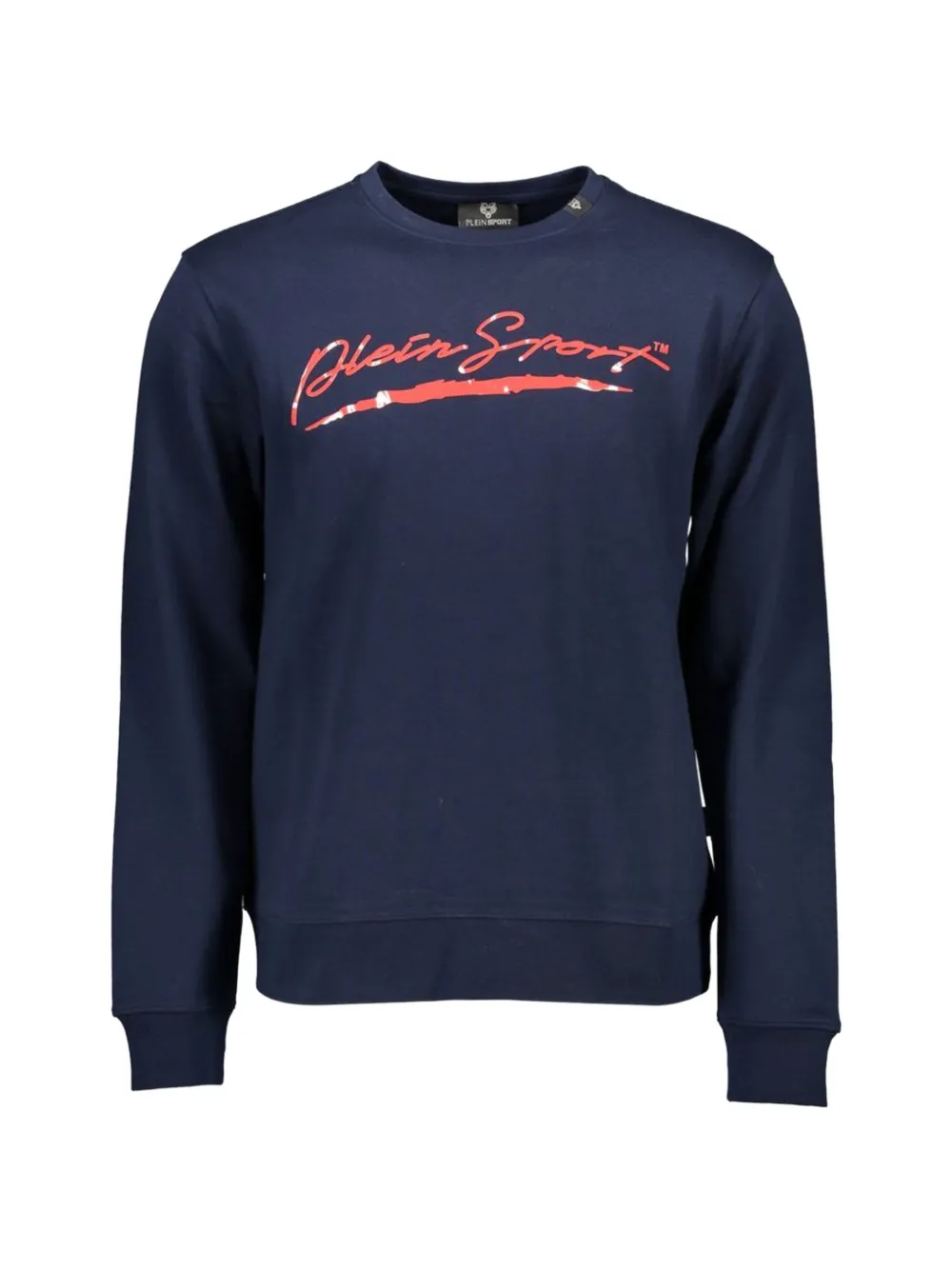 Plein Sport logo-print crew-neck sweatshirt - Blu