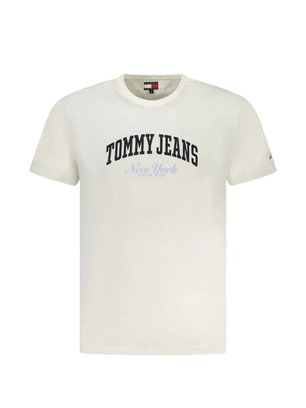 Tommy Jeans logo-print crew-neck T-shirt - Bianco