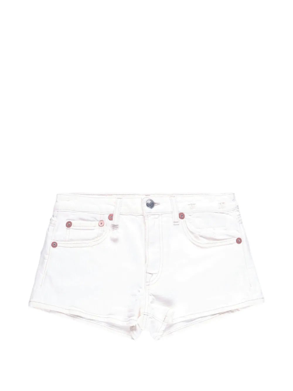 R13 Effie denim shorts - Weiß