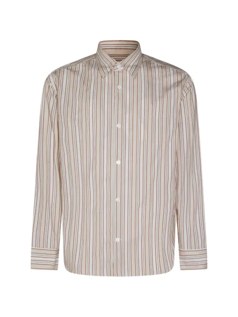 NN07 vertical-stripe shirt