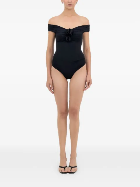 Maygel Coronel Aljibe ruched swimsuit
