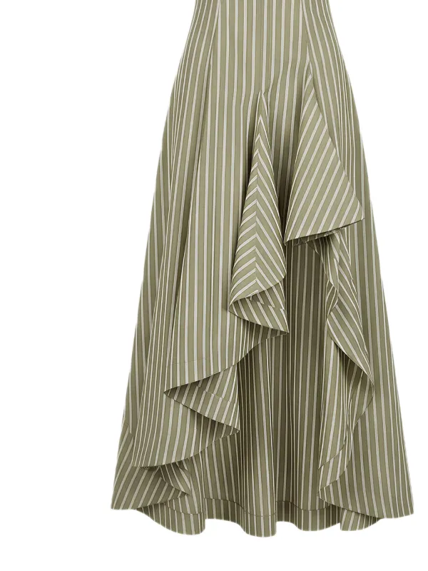 monse green dress Striped Corset | 9.1