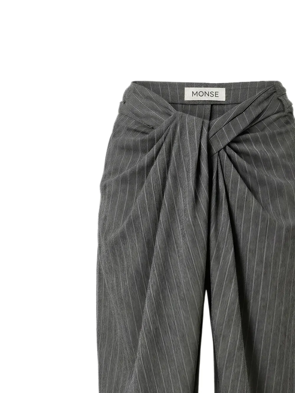 Monse Broek met gedraaid detail Grijs