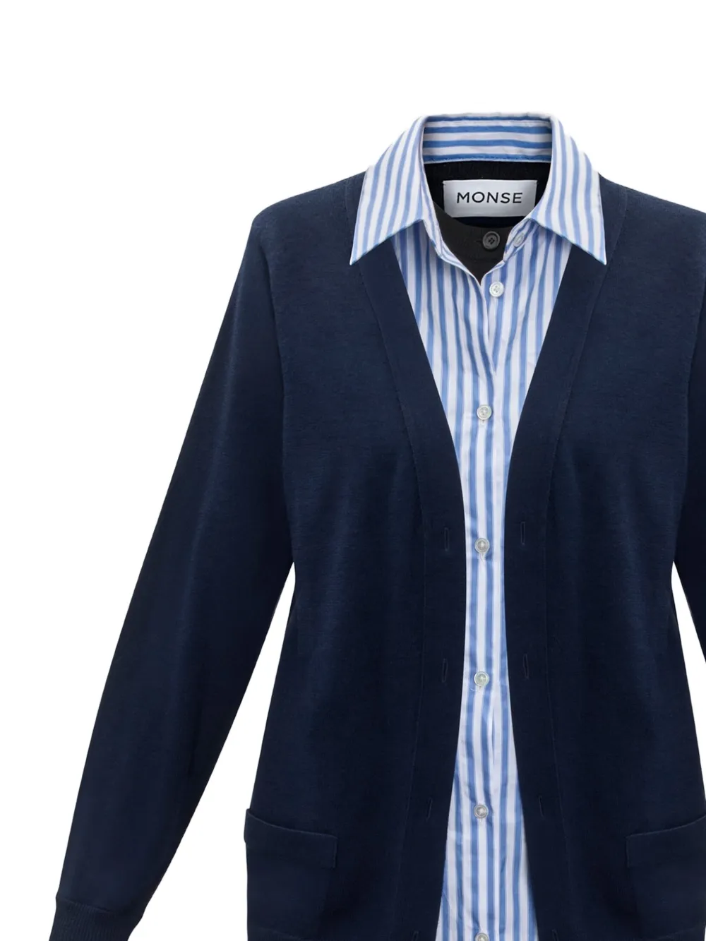 Monse Gelaagd vest Blauw