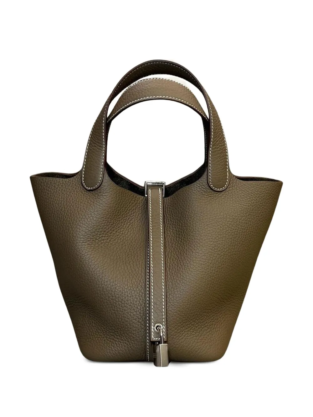 Hermès Pre-Owned 2026 Picotin 18 Togo bucket bag - Marrone