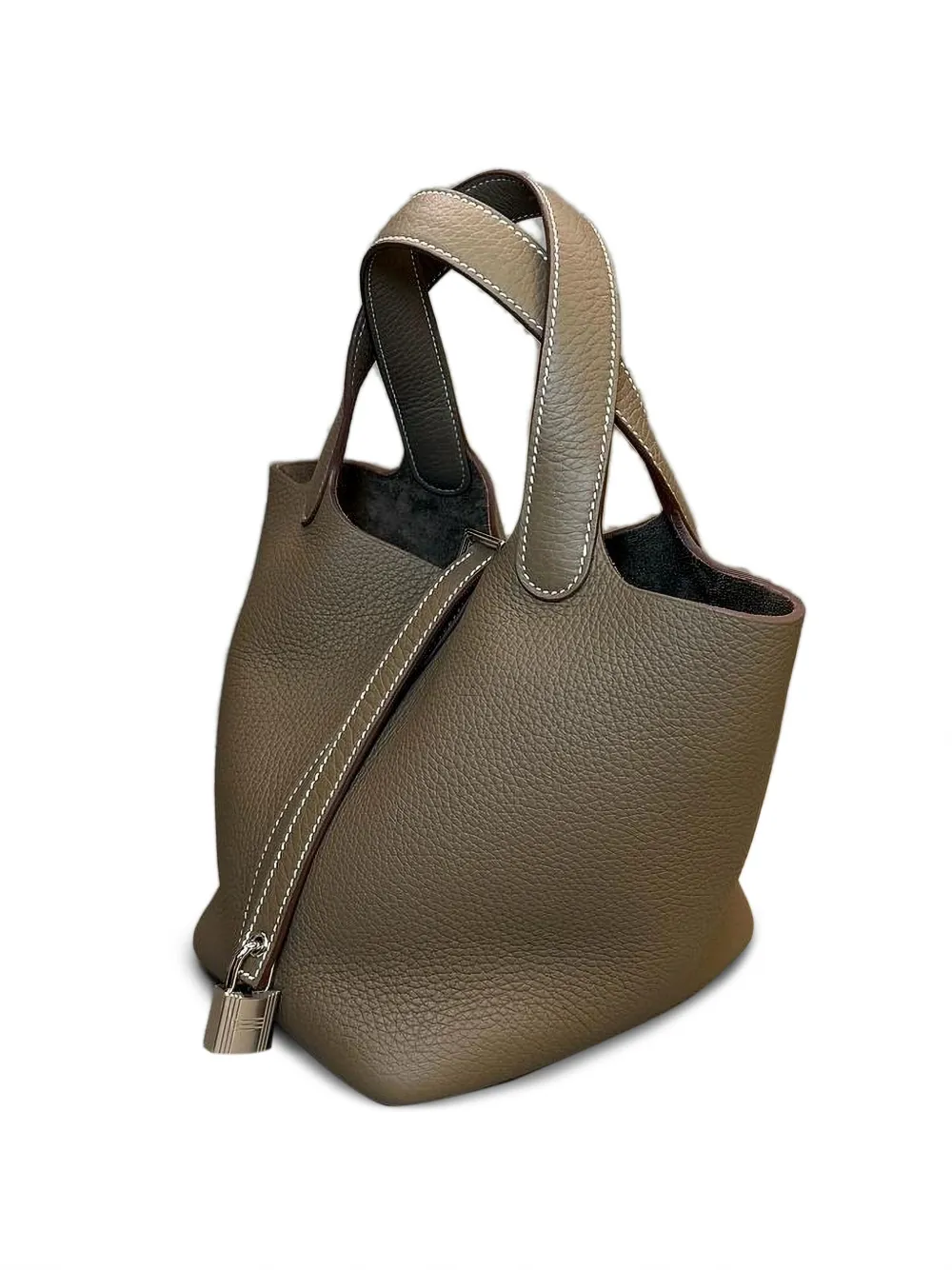 Hermès Pre-Owned 2026 Picotin 18 Togo bucket-tas Bruin