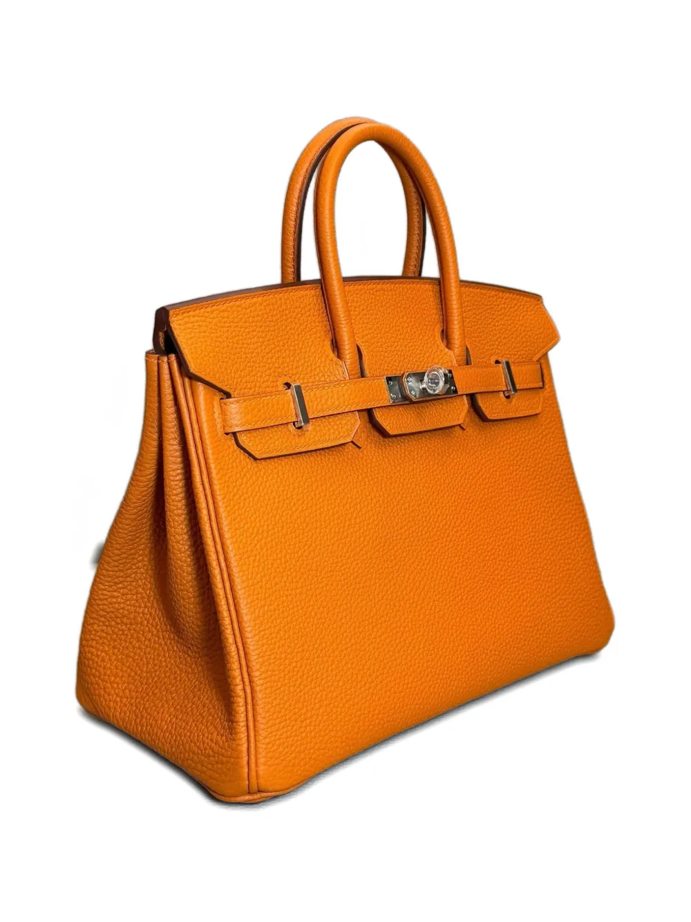 Hermès Pre-Owned 2026 Birkin 25 Togo handtas Oranje