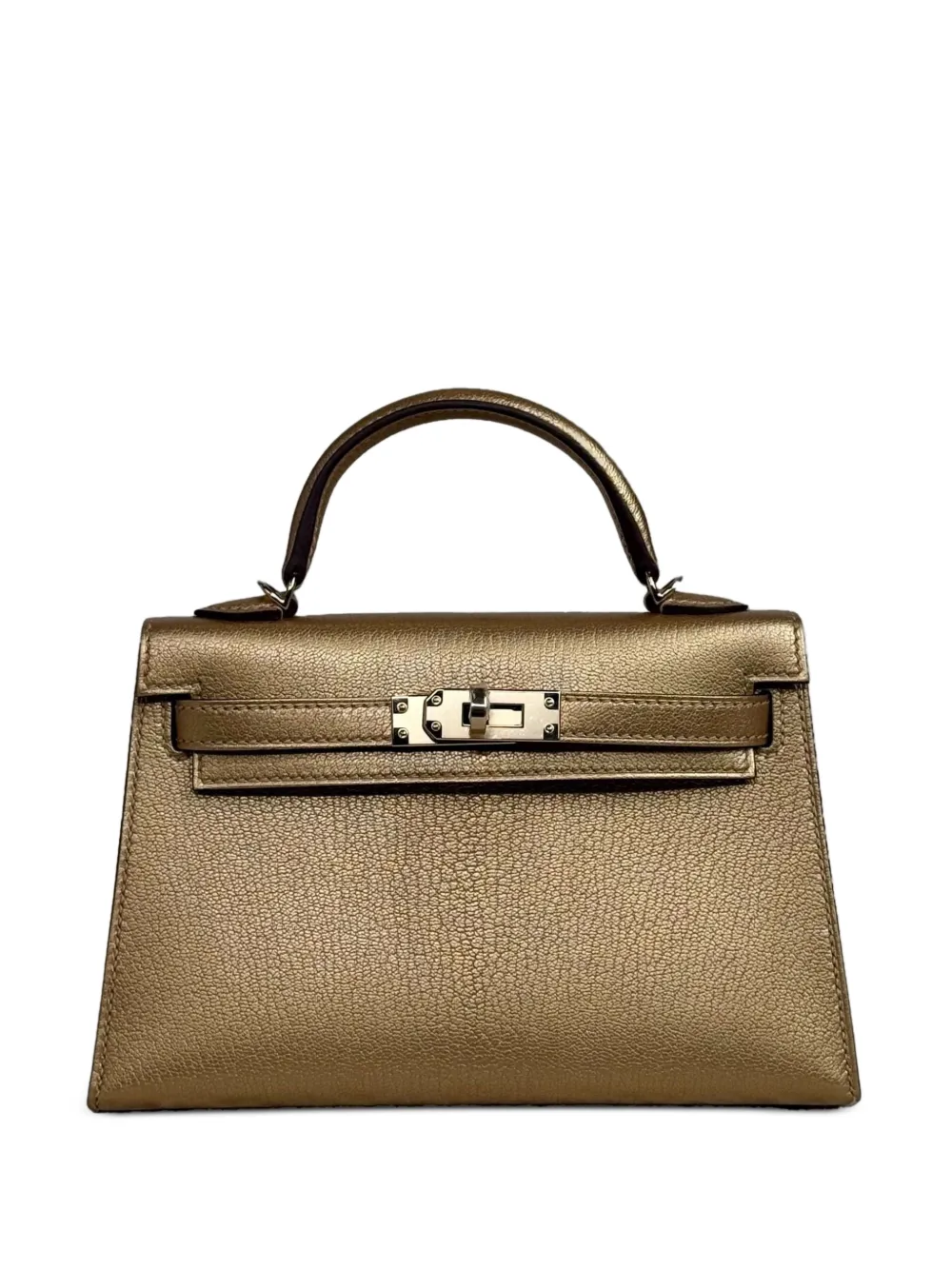 Hermès Pre-Owned 2025 Mini Kelly Sellier 20 handbag - Oro