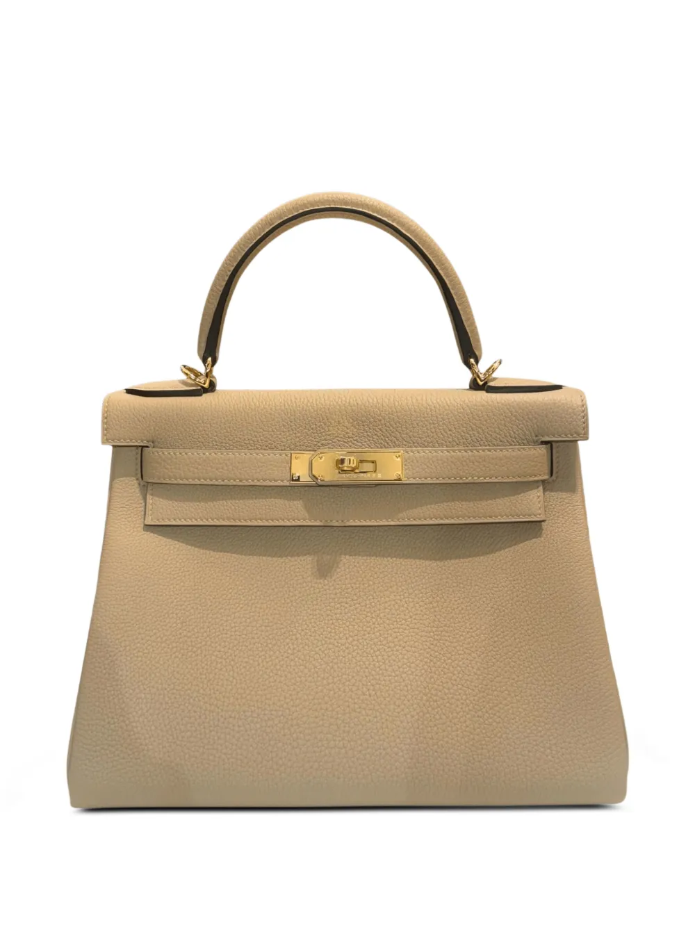 Hermès Pre-Owned 2025 Kelly Retourne 28 handbag - Nude