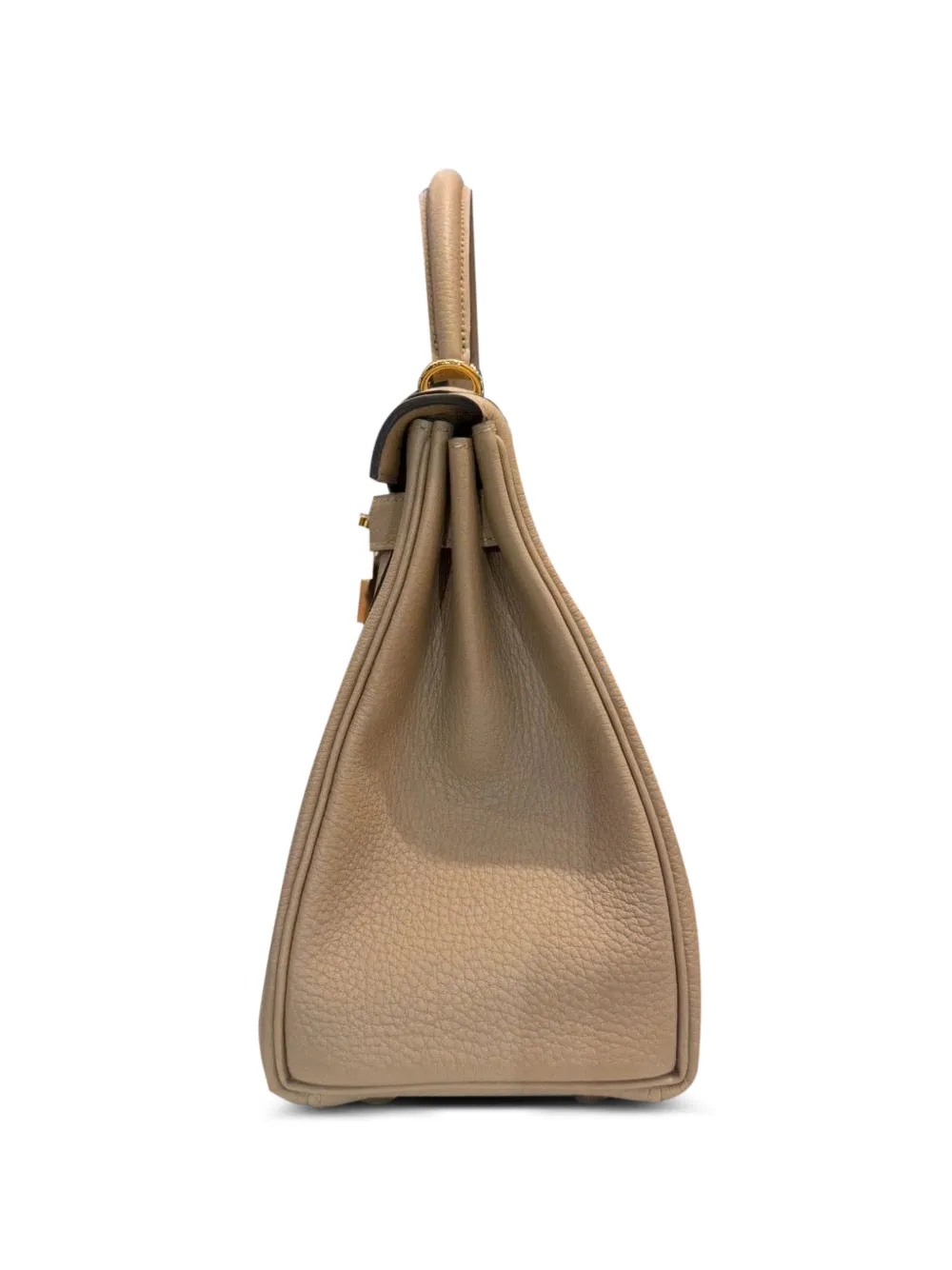 Hermès Pre-Owned 2025 Kelly Retourne 28 handtas Beige