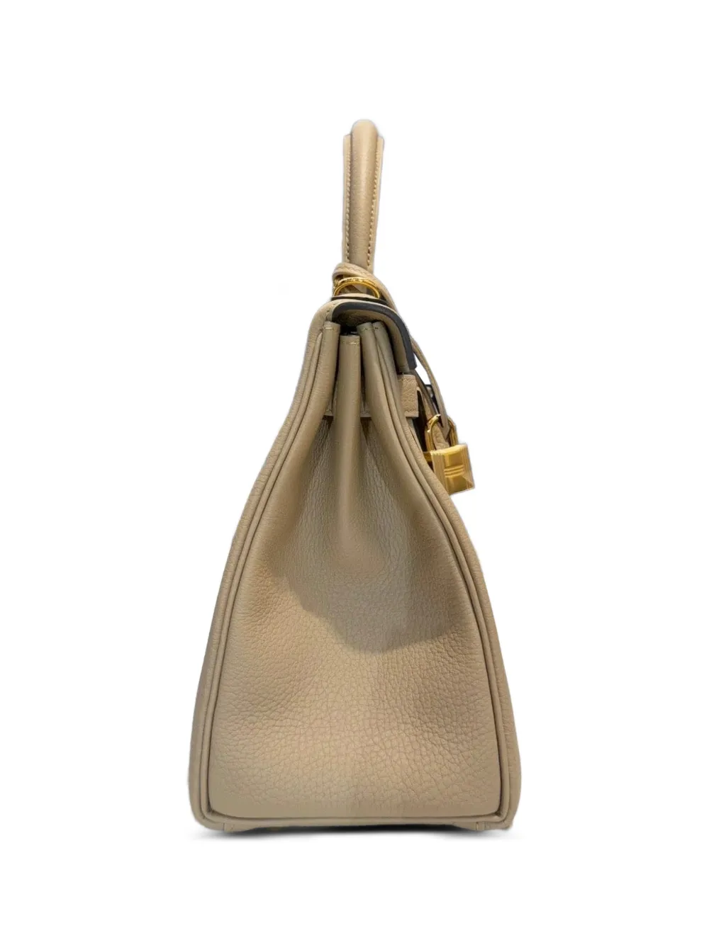 Hermès Pre-Owned 2025 Kelly Retourne 28 handtas Beige
