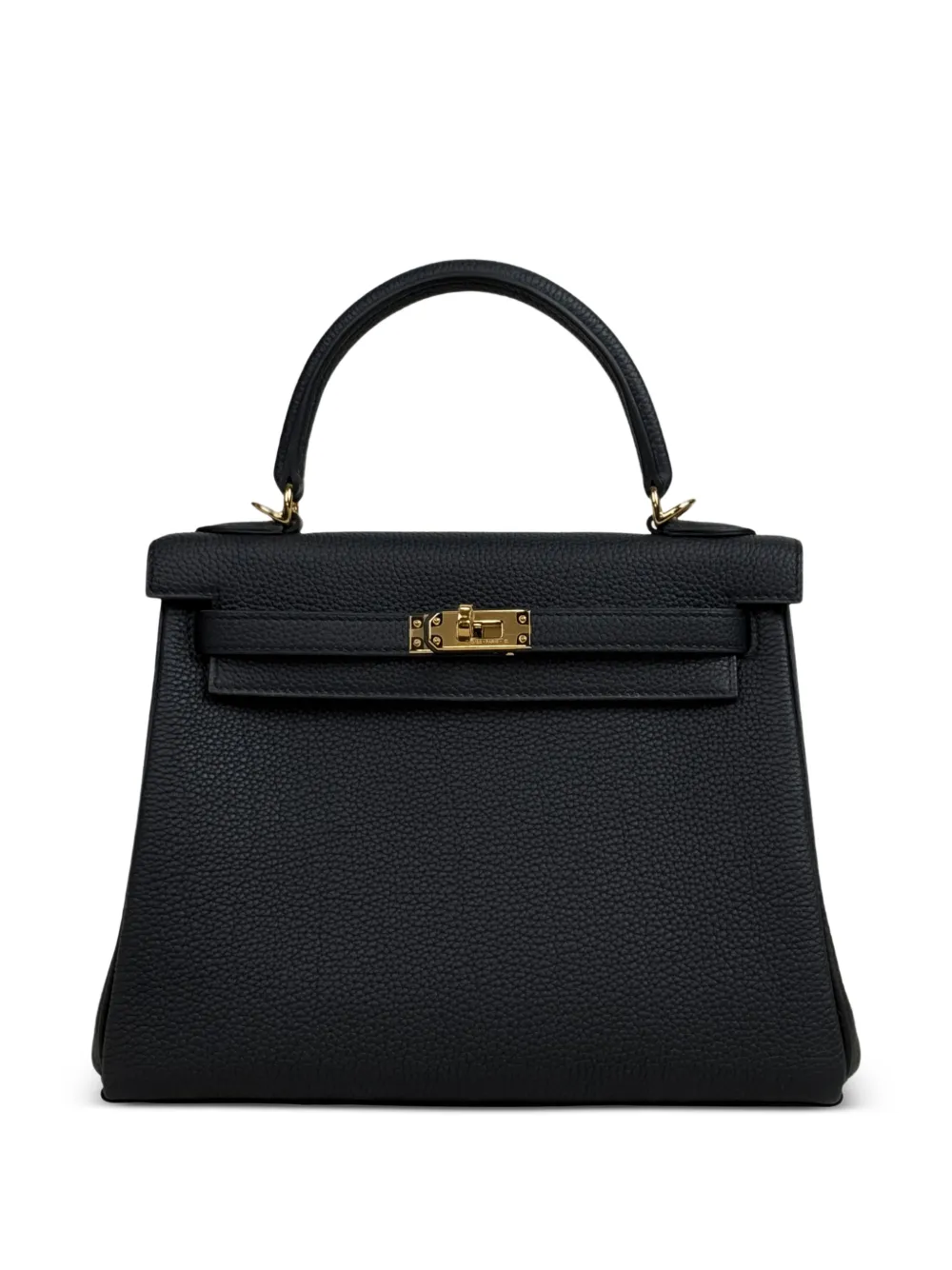 Hermès Pre-Owned 2025 25 Kelly Retourne tote bag - Schwarz