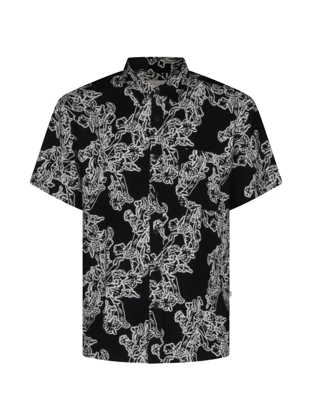 NN07 Deo floral-print short-sleeve shirt - Nero