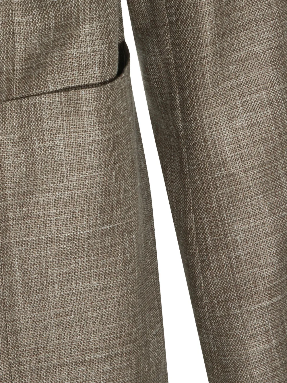 Canali Blazer met enkele rij knopen Bruin