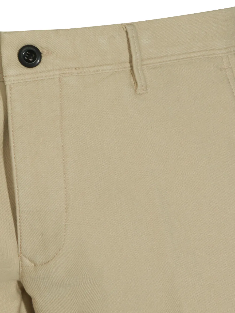Incotex Plooibroek met omgeslagen pijpen Beige