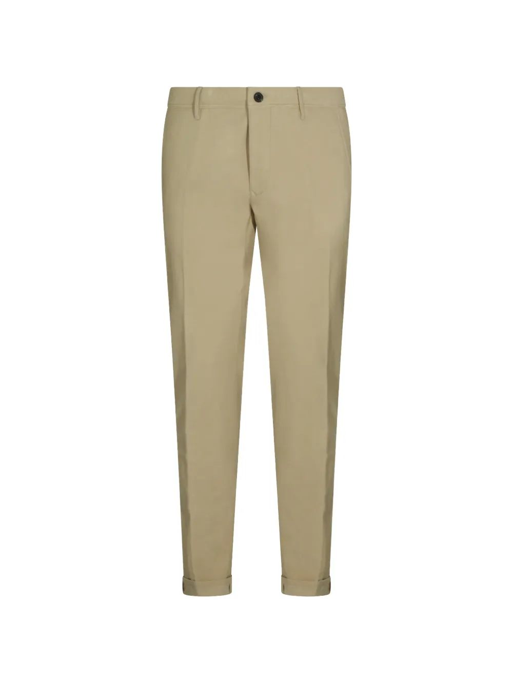 Incotex pressed-crease turn-up trousers - Toni neutri