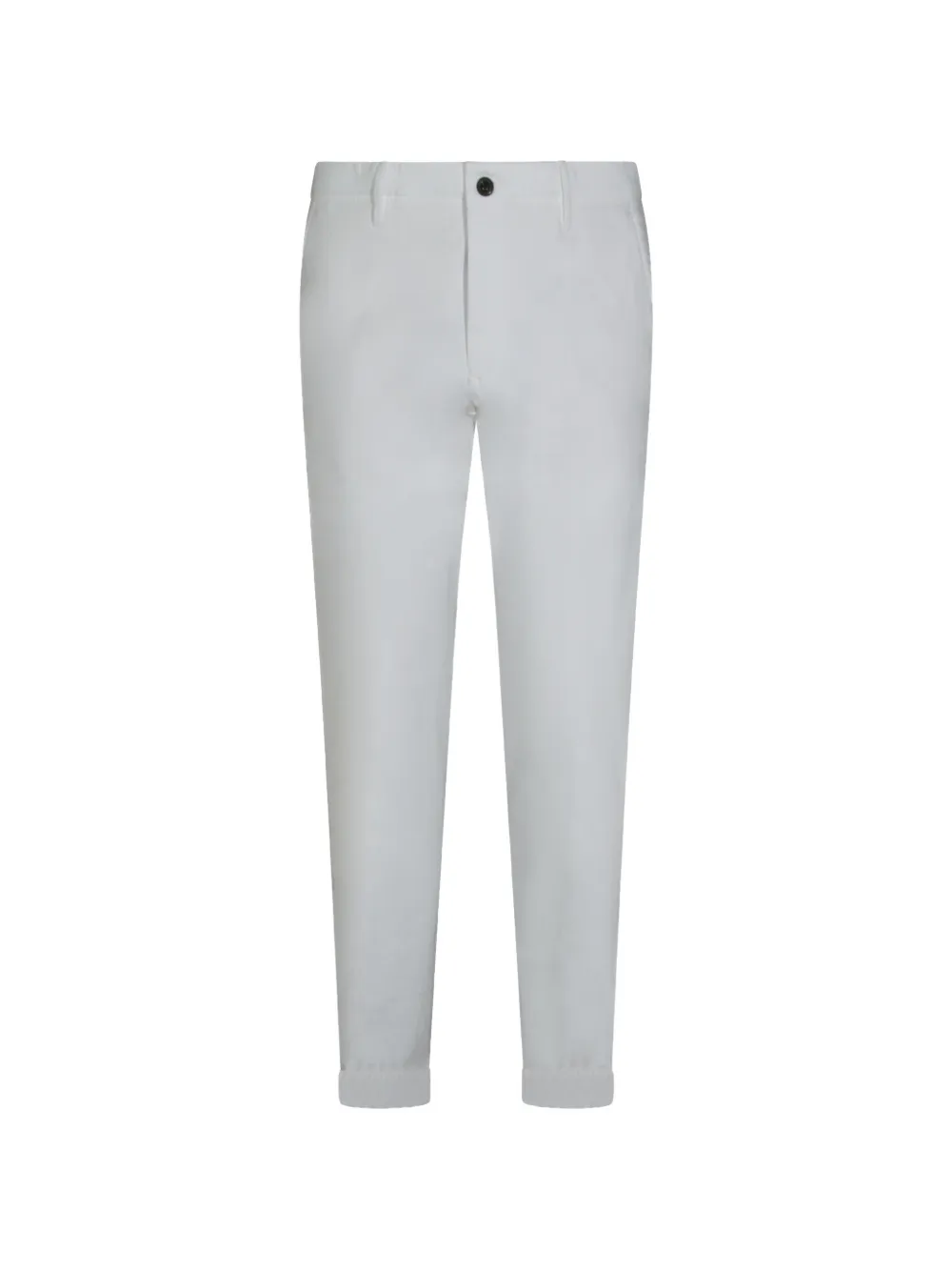 Incotex slim-fit twill trousers - Bianco