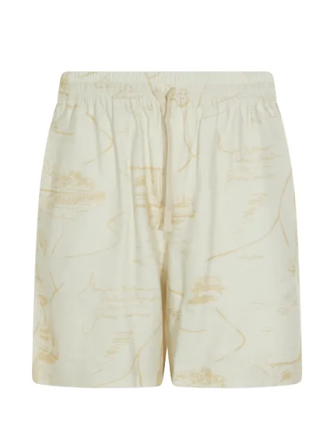 Maison Kitsuné drawstring track shorts