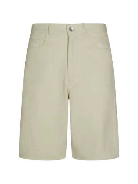 Auralee silk denim shorts