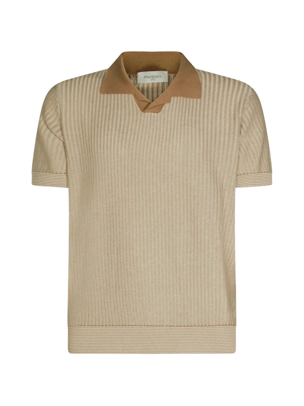 Piacenza Cashmere ribbed-knit T-shirt - Toni neutri