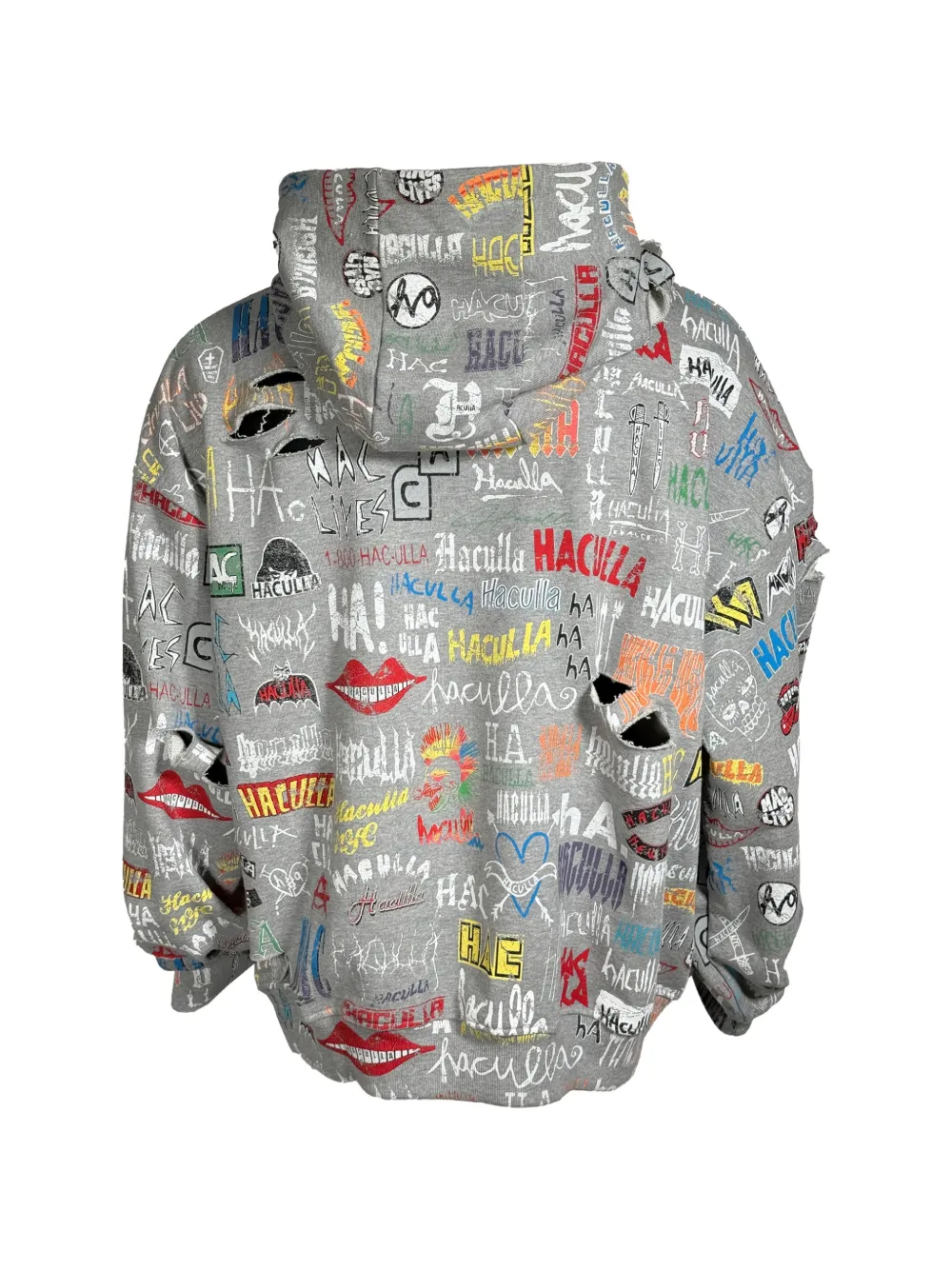 Haculla Hoodie met logoprint Grijs