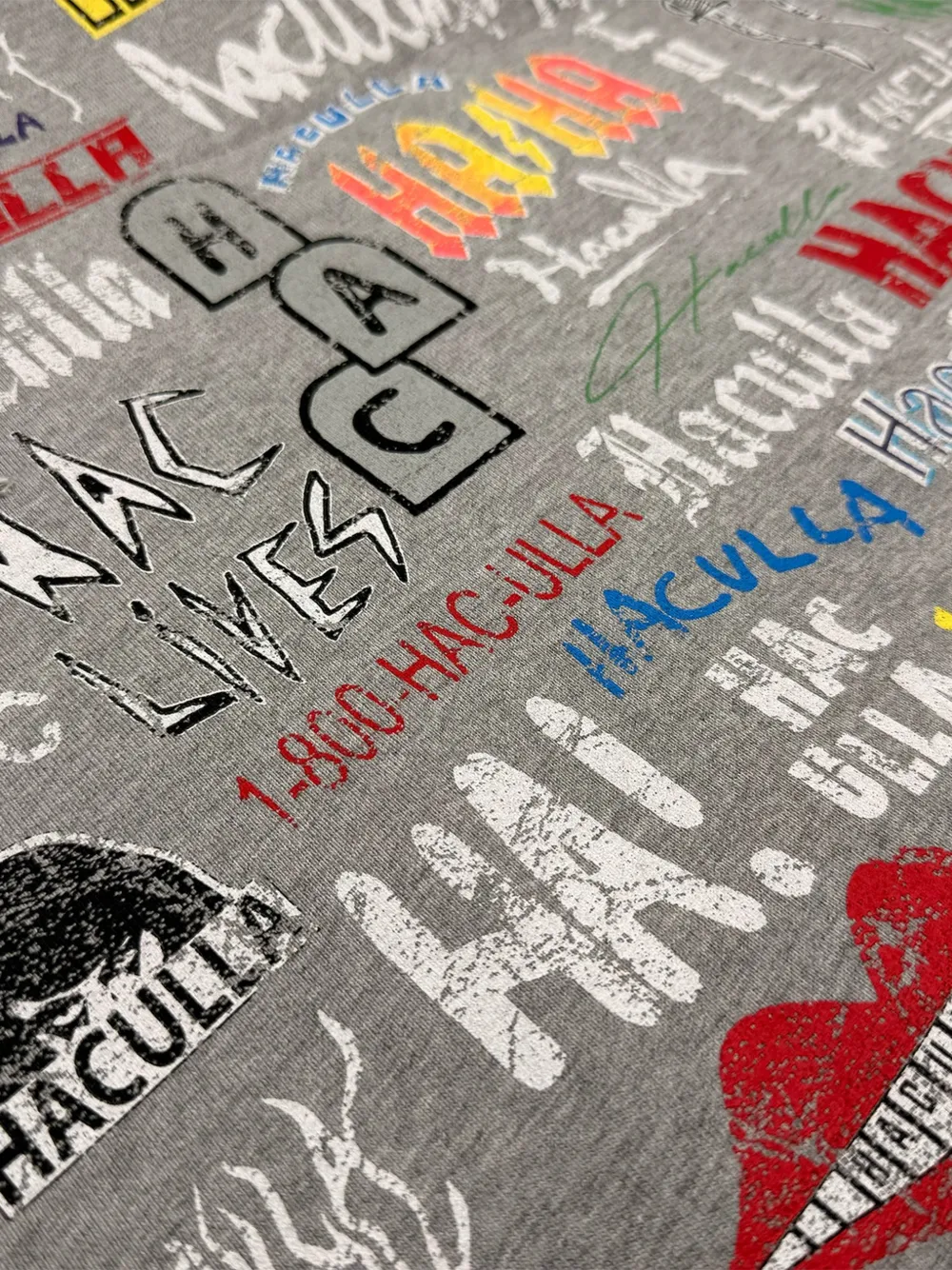 Haculla Hoodie met logoprint Grijs