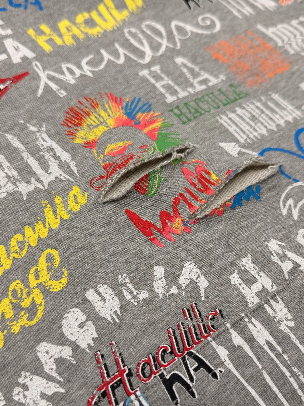 Haculla Hoodie met logoprint Grijs