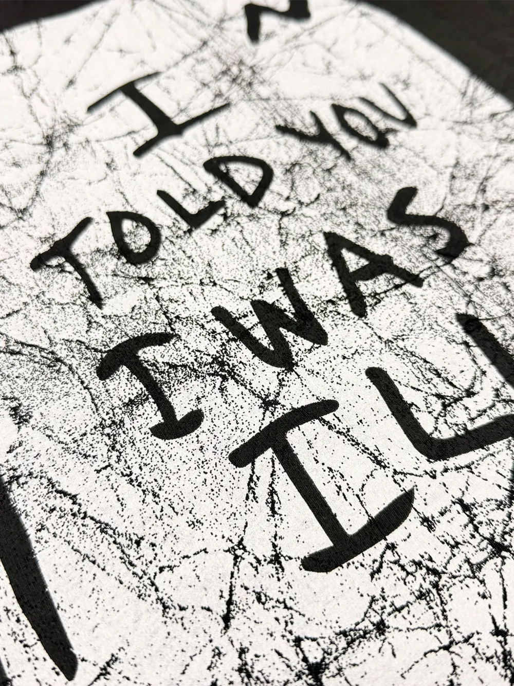 Haculla T-shirt met grafische print Zwart