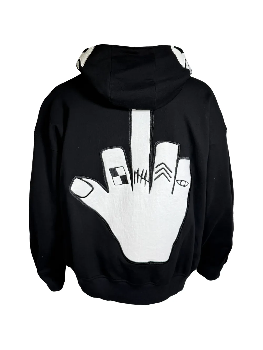 Haculla Hockey Mask hoodie Zwart