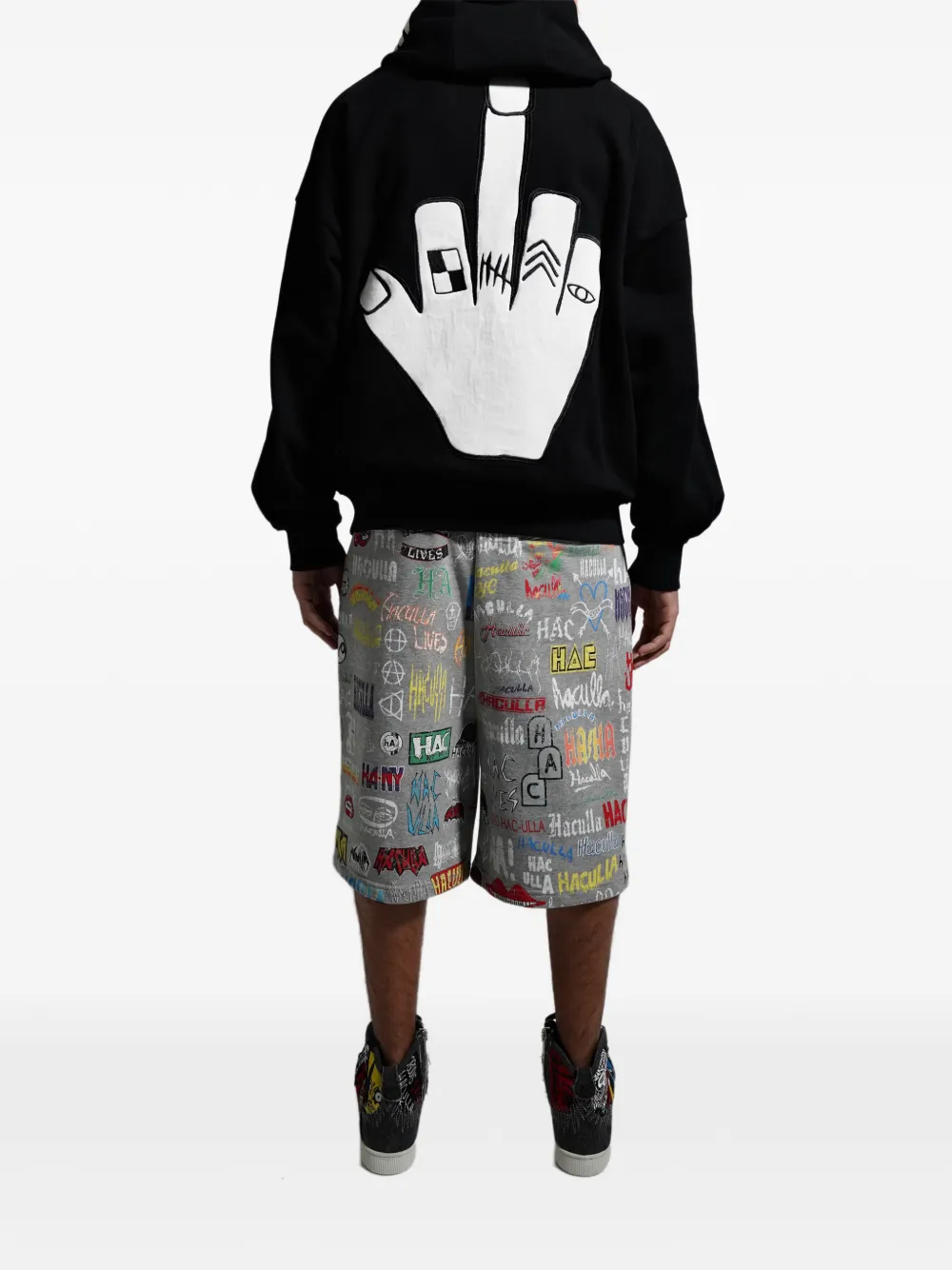 Haculla Hockey Mask hoodie Zwart