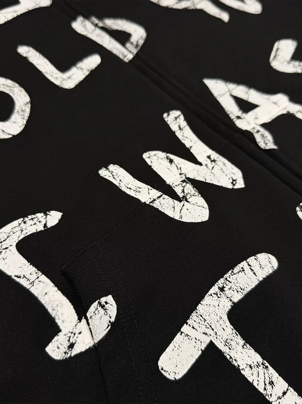 Haculla Hoodie met grafische print Zwart