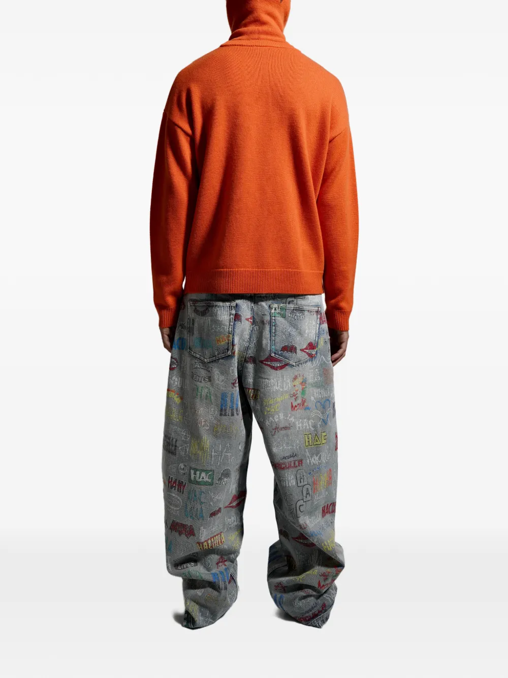 Haculla Trui met ronde hals Oranje