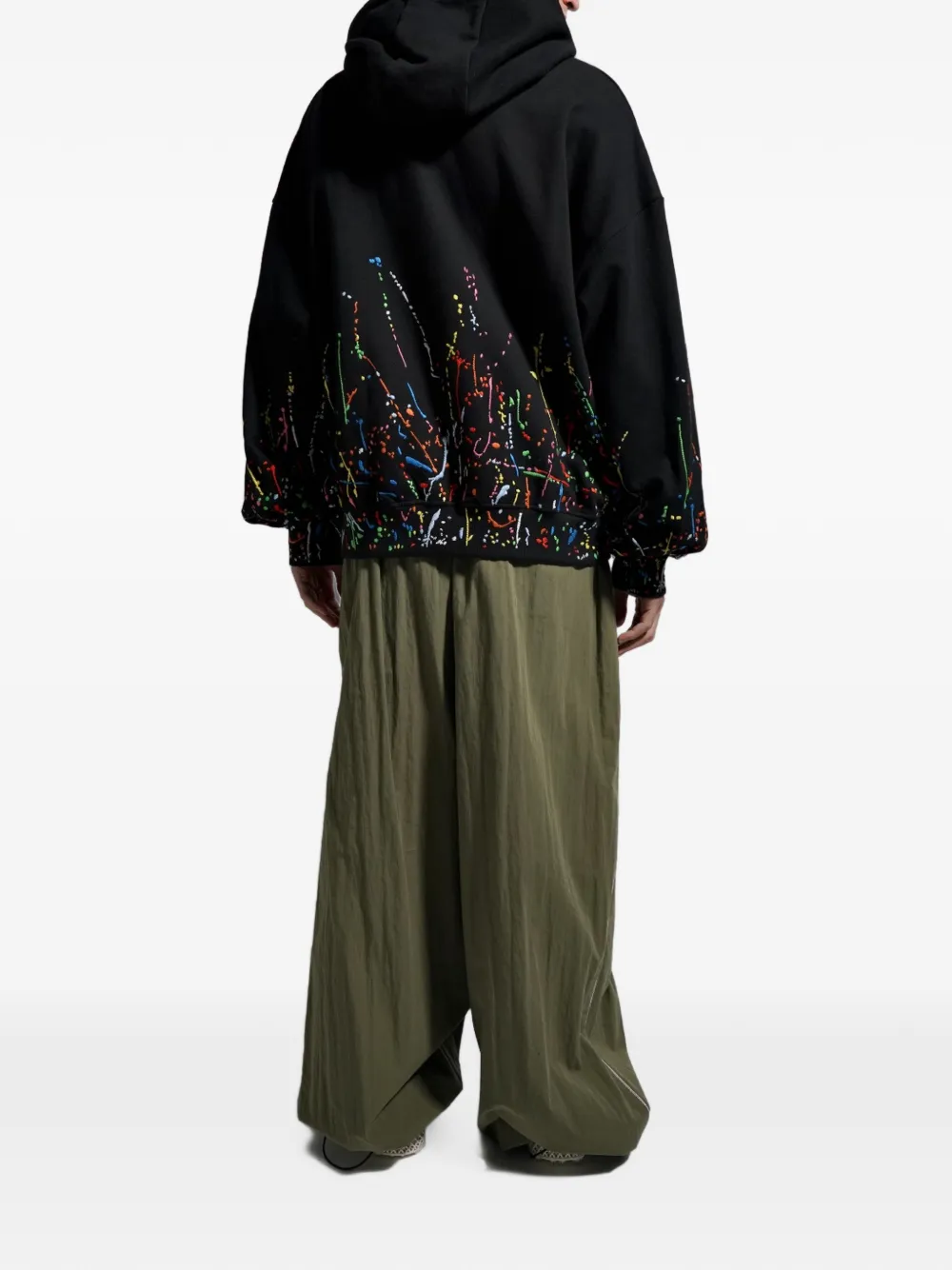 Mostly Heard Rarely Seen Oversized trainingsbroek met trekkoord Groen