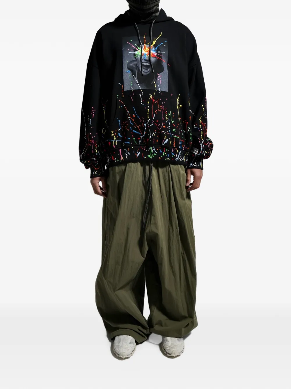 Mostly Heard Rarely Seen Oversized trainingsbroek met trekkoord Groen