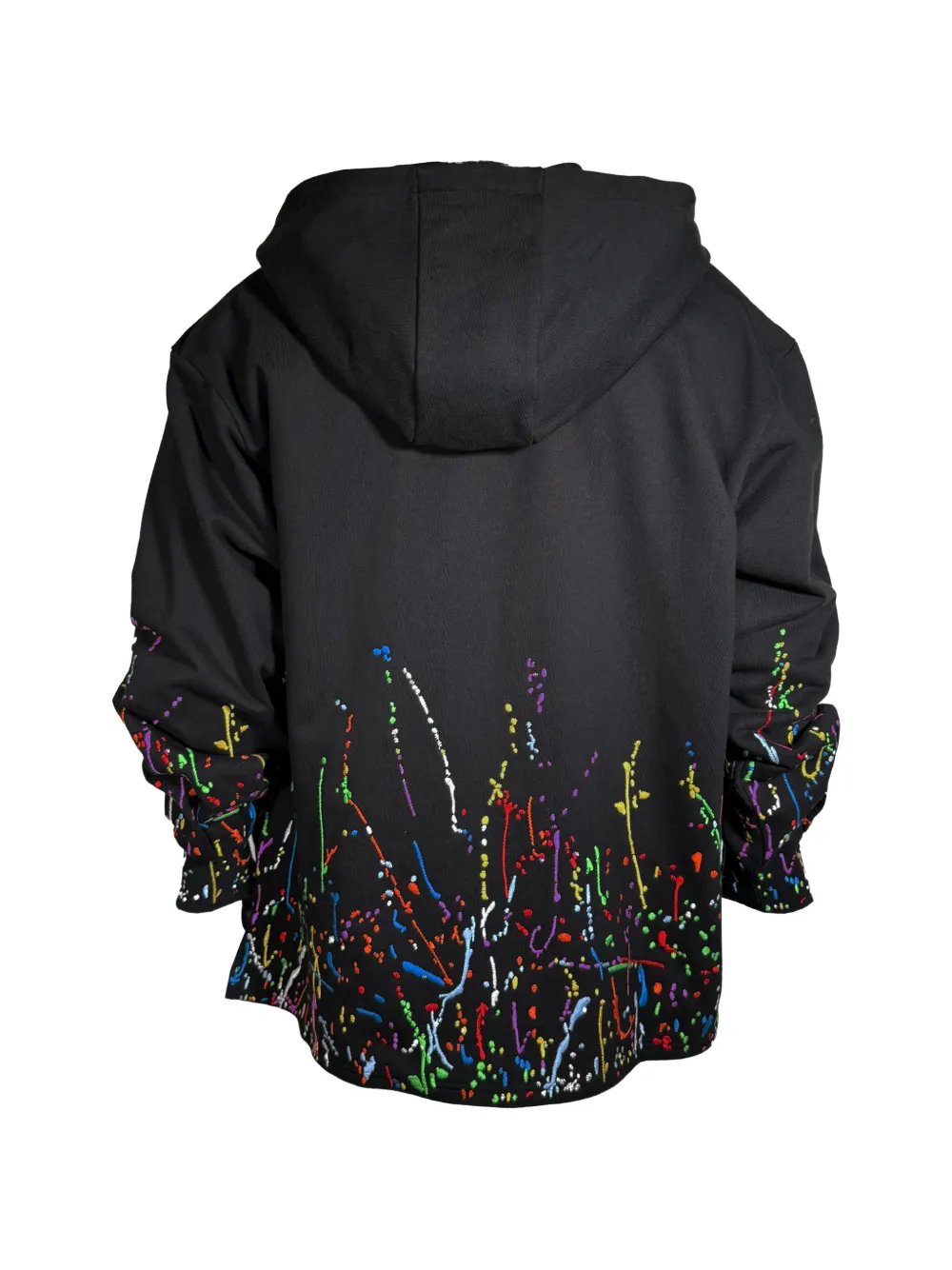 Mostly Heard Rarely Seen Hoodie met borduurwerk Zwart