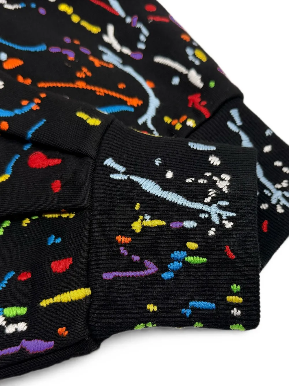 Mostly Heard Rarely Seen Hoodie met borduurwerk Zwart