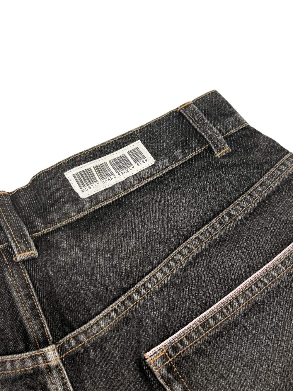 Mostly Heard Rarely Seen Jeans met verfspatten Zwart