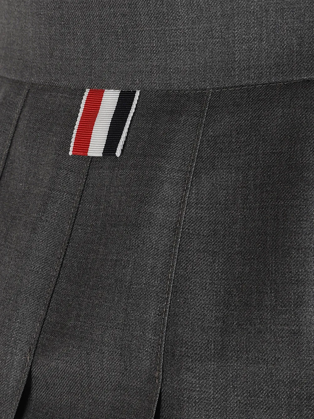 Thom Browne Super 120's plooirok Grijs