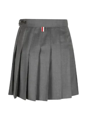 お値下げ！Sacai ストライププリーツスカート Sacai ストライプ プリーツスカート | グレー | FARFETCH JP